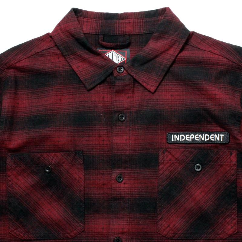 INDEPENDENT TRUCK COMPNY インディペンデント ネルシャツ INDEPENDENT TRUCK COMPNY インディペンデント ネルシャツ