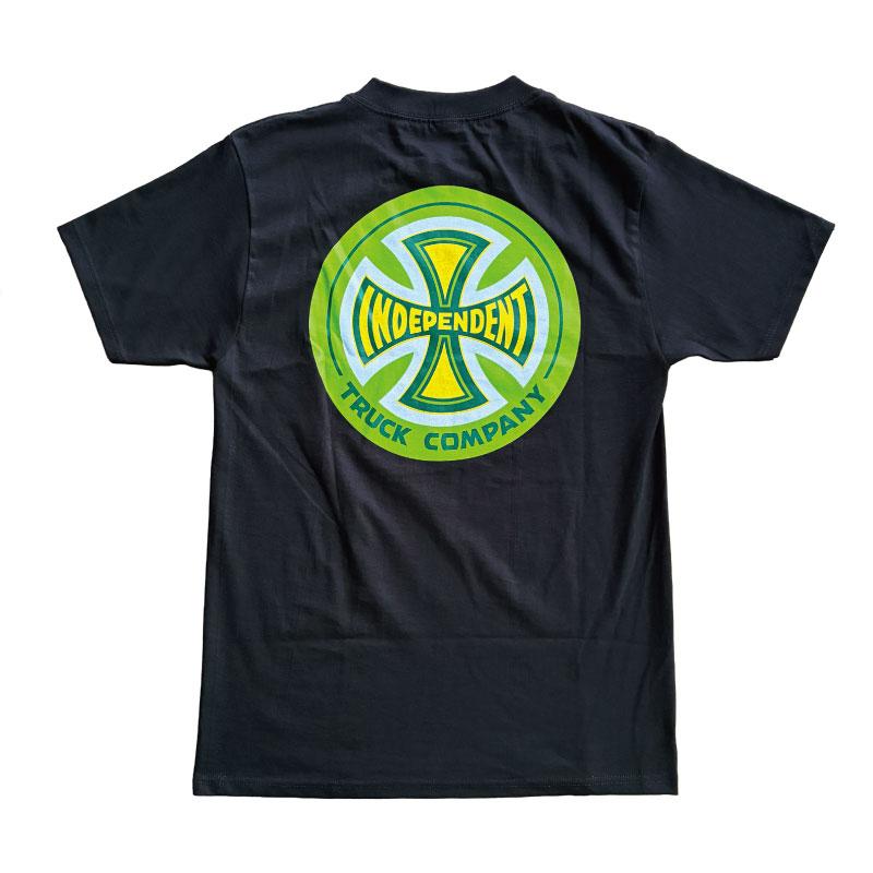 【メキシコ製】インディペンデント Tシャツ L 黒 アイアンクロス デカロゴ INDEPENDENT TRUCK COMPNY INDEPENDENT インディペンデント Tシャツ