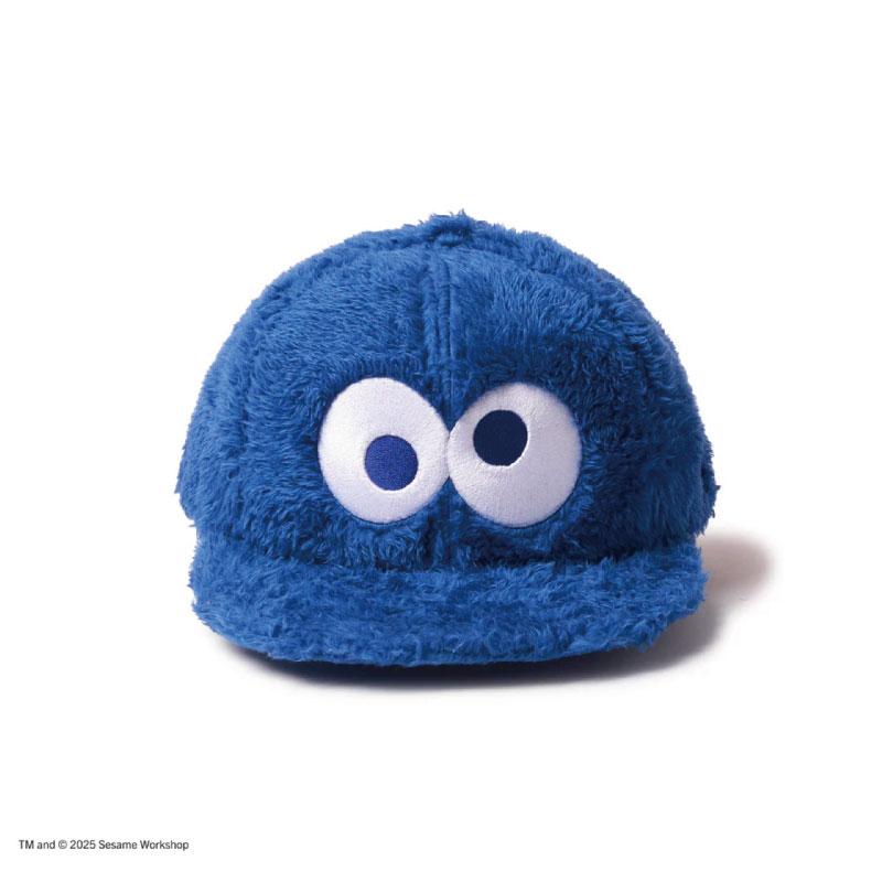XZ602 90s 帽子 ベースボールキャップ クッキーモンスター セサミ ニューエラ キャップ 59fifty コラボ SESAME STREET セサミ