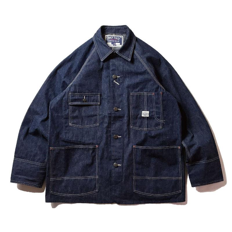 PAYDAY（ペイデイ） デニムカバーオール チンストラップ チェンジ