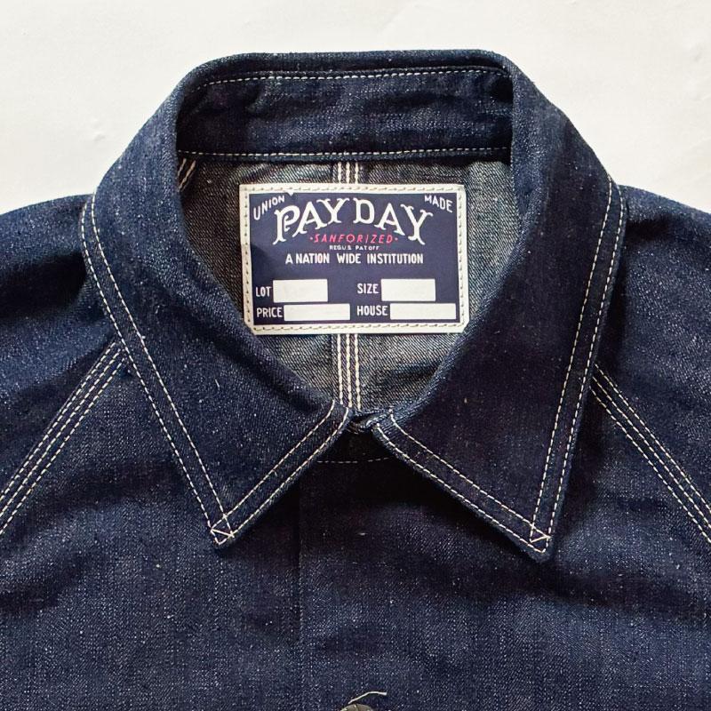 PAYDAY（ペイデイ） デニムカバーオール チンストラップ チェンジ