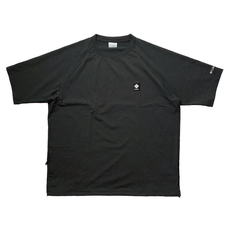 Chiiiibag Tシャツ ブラック 新品未使用 Columbia（コロンビア） Tシャツ ドライストレッチジャージ素材 ドロー