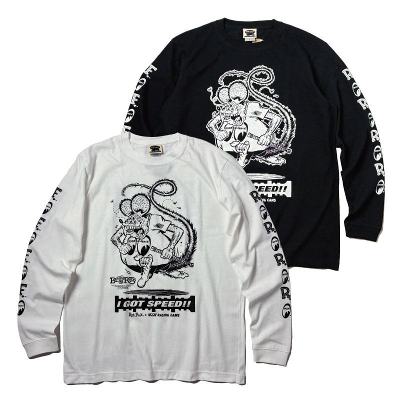 00s ラットレフィンク　ロンT 袖プリRAT FINK RAT FINK（ラットフィンク） 長袖Tシャツ ロンT ラットフィンク