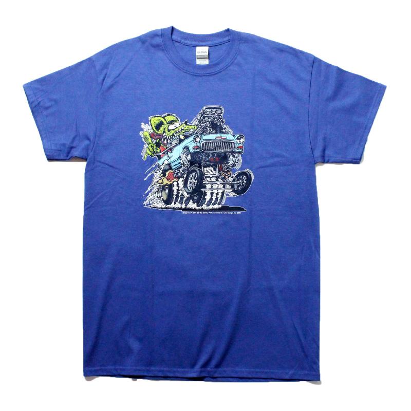 RAT FINK Ratfink ラットフィンク Tシャツ プリントTシャツ 青 RAT FINK Ratfink ラットフィンク Tシャツ プリントTシャツ 青