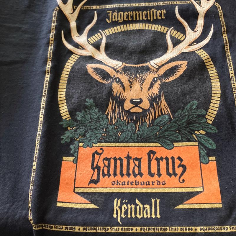SANTA CRUZ（サンタクルーズ） Tシャツ JGERMEISTER KENDALL DEER