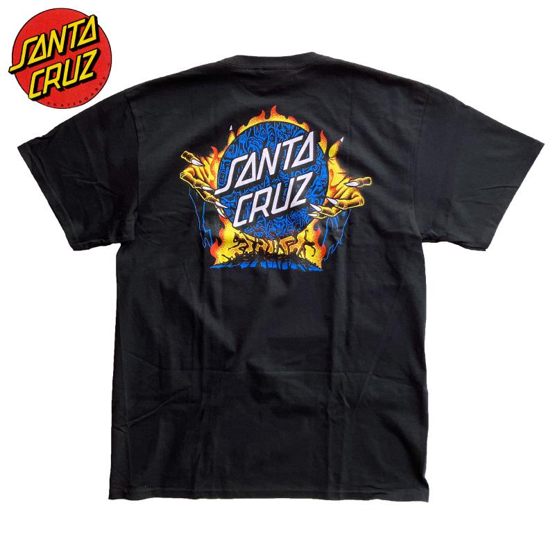 SANTA CRUZ SANTACRUZ サンタクルーズ Tシャツ KNOX FIREPIT DOT