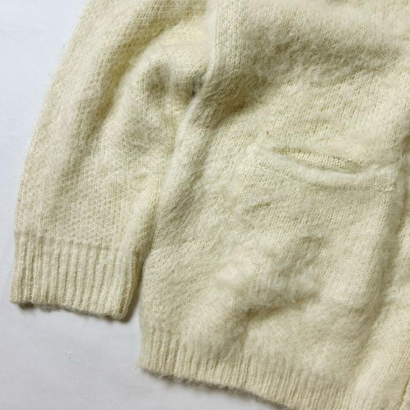 ニットカーディガン モヘアタッチ モヘア調 ブラック 黒 無地 ユニバード72 UNIVERD72 |  | 07