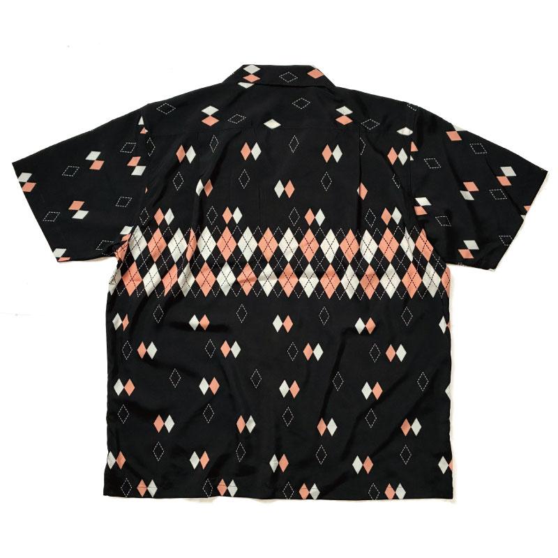 アロハシャツ オープンカラーシャツ 半袖 ARGYLE アーガイルチェック柄