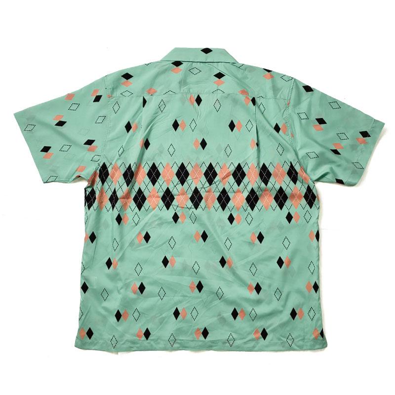PALACE アロハシャツ 多色顔パターン アロハシャツ オープンカラーシャツ 半袖 ARGYLE アーガイルチェック柄