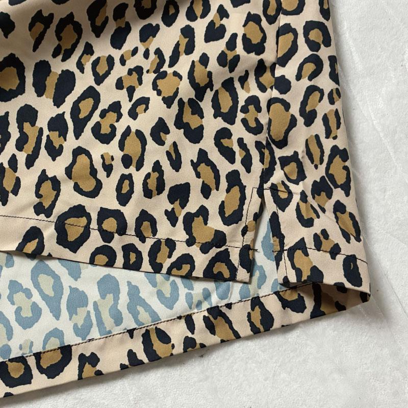 アロハシャツ オープンカラーシャツ 半袖 Leopard レオパード柄 豹柄