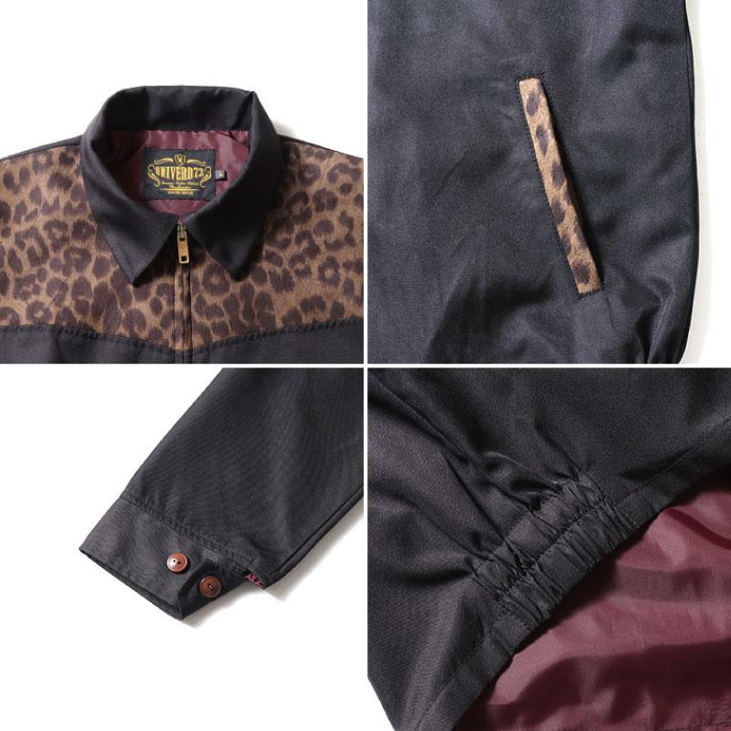 スイングトップジャケット レオパード スウィングトップ スイングトップ ジャケット 切替 レオパード柄