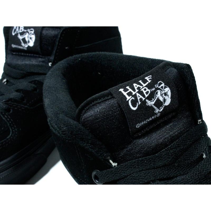 VANS バンズ HALFCAB ハーフキャブ USA企画 オールブラック 黒黒 ブラックソール｜chiki-2｜06