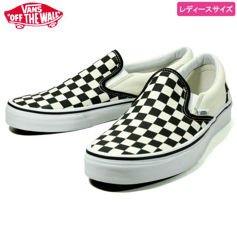 VANS バンズ スリッポン USA企画 チェッカー チェック 白黒｜chiki-2