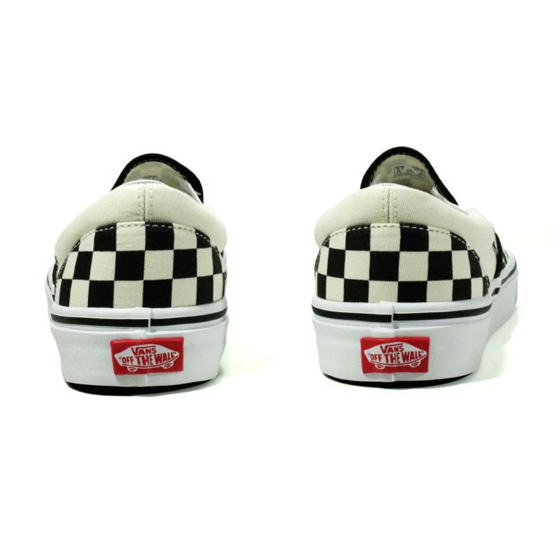 VANS バンズ US企画 スリッポン 白黒 チェッカー柄 チェック柄 スニーカー メンズ レディース｜chiki-2｜02