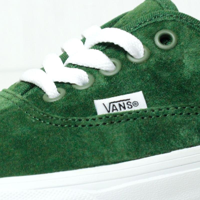 VANS バンズ US企画 スニーカー メンズ レディース AUTHENTIC オーセンティック Pig Suede ピッグスウェード 緑 グリーン系｜chiki-2｜04