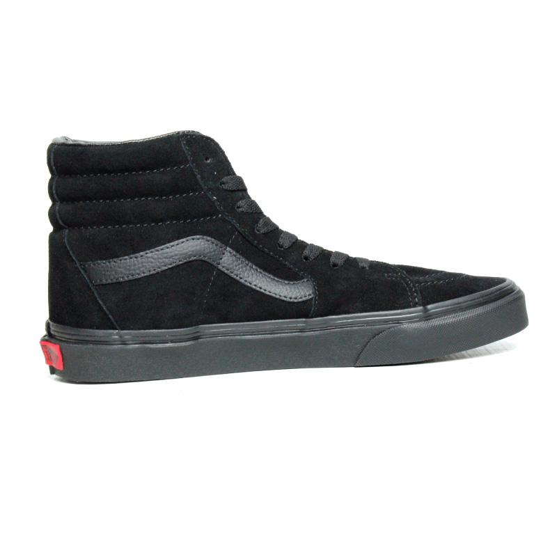 VANS バンズ US企画 スケートハイ SK8HI ハイカット スウェード 黒黒 メンズ レディース｜chiki-2｜03