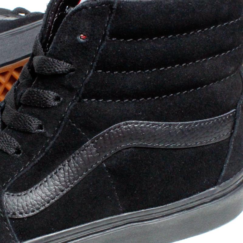 VANS バンズ US企画 スケートハイ SK8HI ハイカット スウェード 黒黒 メンズ レディース｜chiki-2｜05