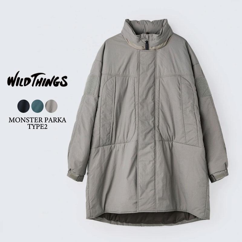 ワイルドシングス　モンスターパーカー　M トープ WILD THINGS（ワイルドシングス） MONSTER PARKA TYPE2 モンスター