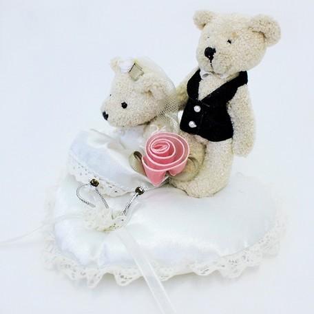 リングピロー ミニ ちっちゃなウェディングベア かぼちゃの馬車付き R11k ぬいぐるみと雑貨のお店 チコの森 通販 Yahoo ショッピング