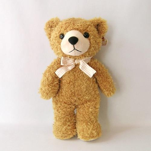 洗える かわいい くまぬいぐるみ テディベア モッピーベア ｌサイズ キャラメルベア 身長30センチ Tp010 ぬいぐるみと雑貨のお店 チコの森 通販 Yahoo ショッピング