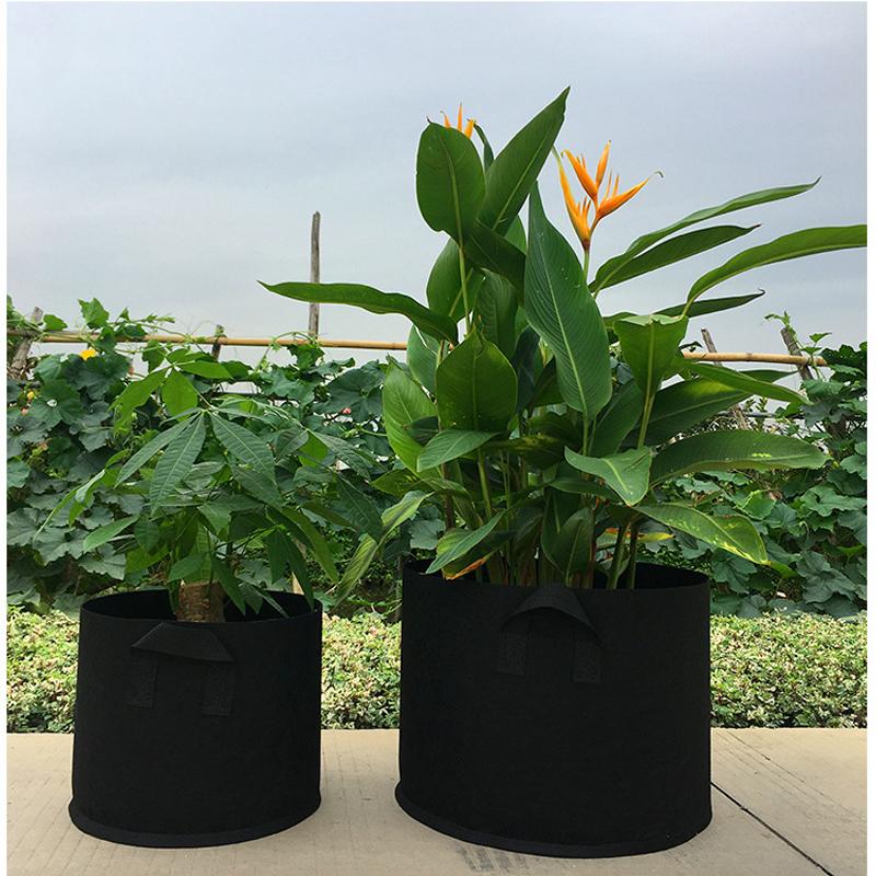 不織布 プランター 5ガロン3枚入 植木鉢 家庭菜園 野菜 ブラック 不織布プランター 即納 3ガロン 5個 不織布ポット 栽培袋 植木鉢