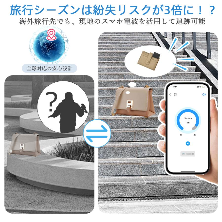 GPS 子供 airtag エアタグ カード式 Apple Android対応 月額不要 GPS 子供 airtag エアタグ カード式 Apple Android対応 月額不要