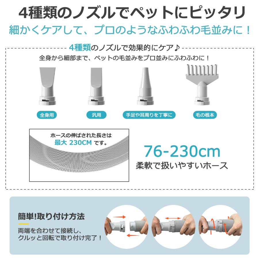パワー乾燥】ペットドライヤー 犬 大風量 プロ 犬用ドライヤー 業務用