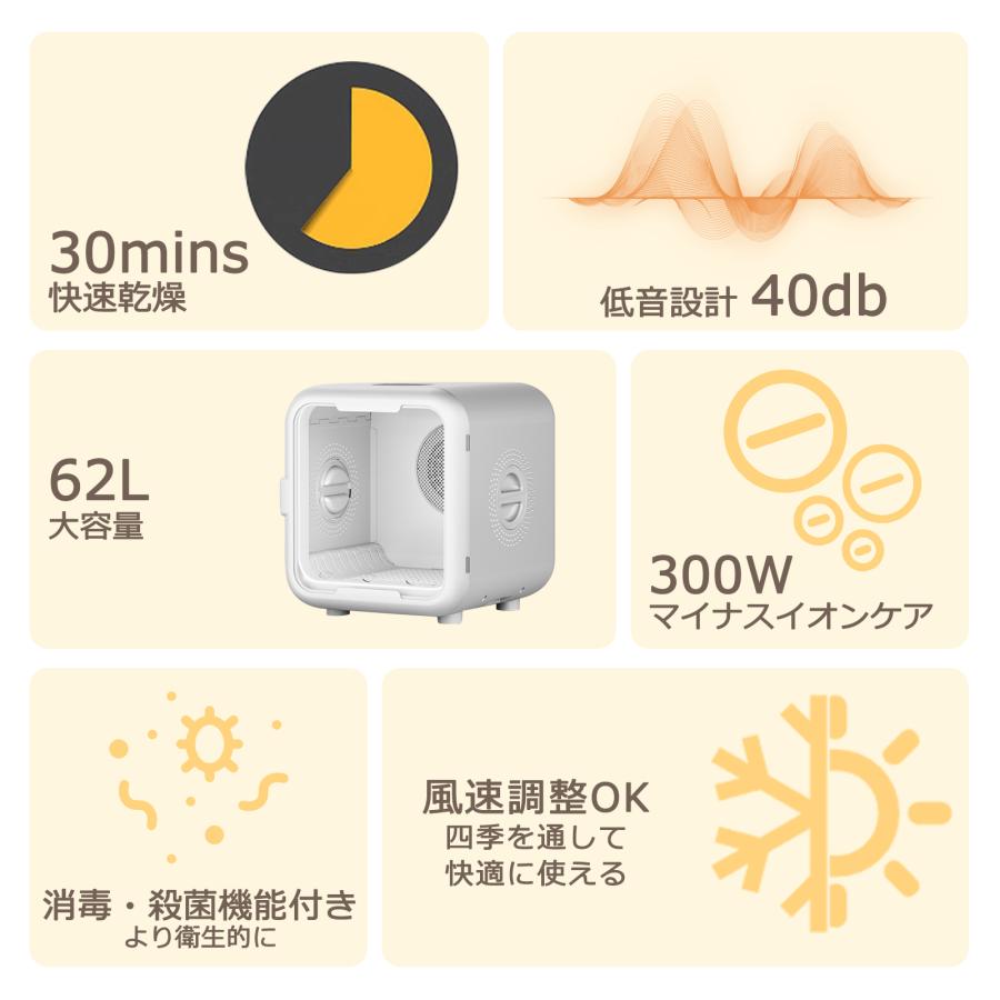 年間1位】ペットドライヤー ハウス なでなで窓 62L ペット乾燥機
