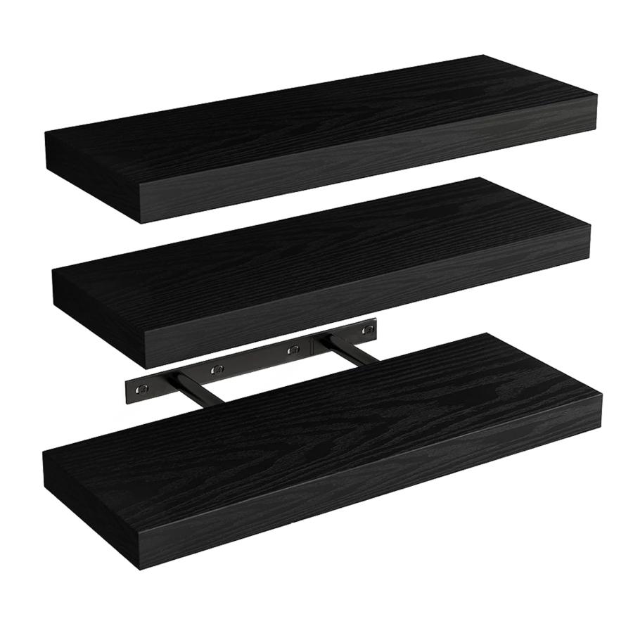 ウォールシェルフ おしゃれ 木製 ラック 3枚セット 壁掛け 落下防止