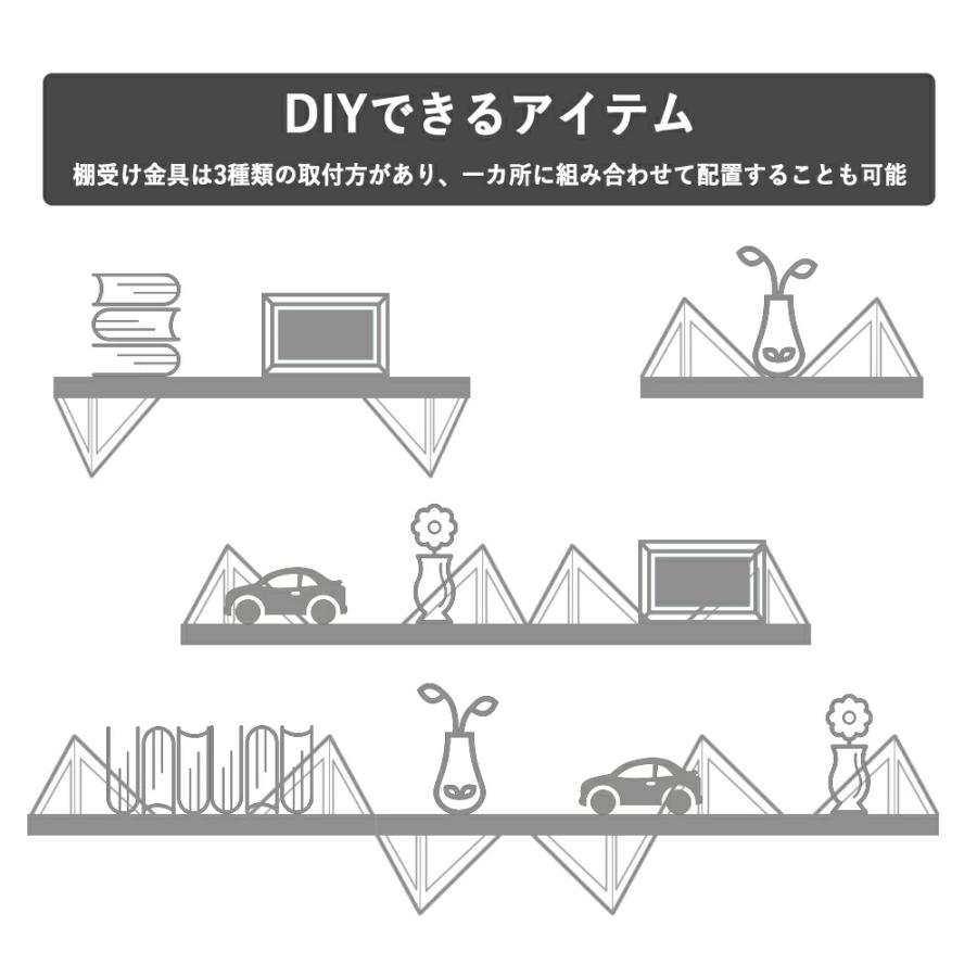 ウォールシェルフ 3枚セット 壁掛け棚 ラック スパイスラック ウォール
