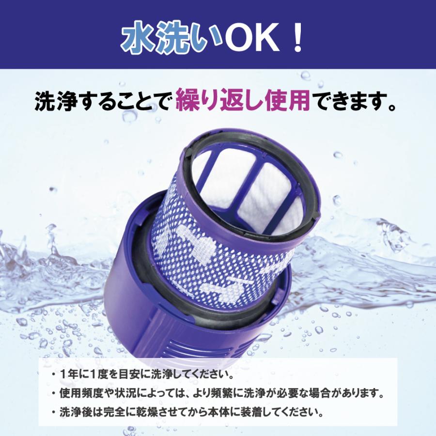 ダイソン 掃除機 フィルター V10 SV12 2個セット コードレス掃除機 dyson 交換 互換品｜chikunaal｜04