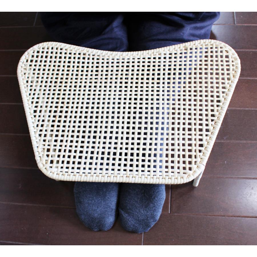 籐正座椅子器/大きめ/長時間でも脚の痺れや膝の痛み軽減できる座椅子