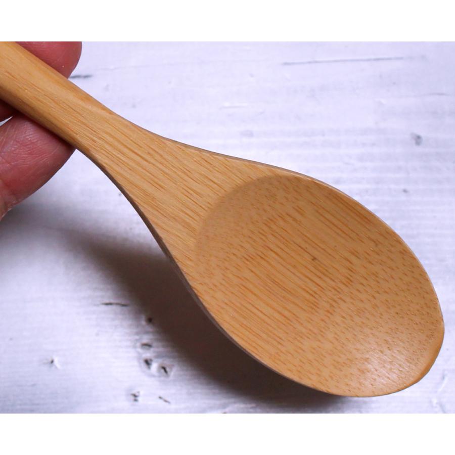 クラフトカレースプーン ラフカット竹シリーズ 21.5cm 手削り 無塗装