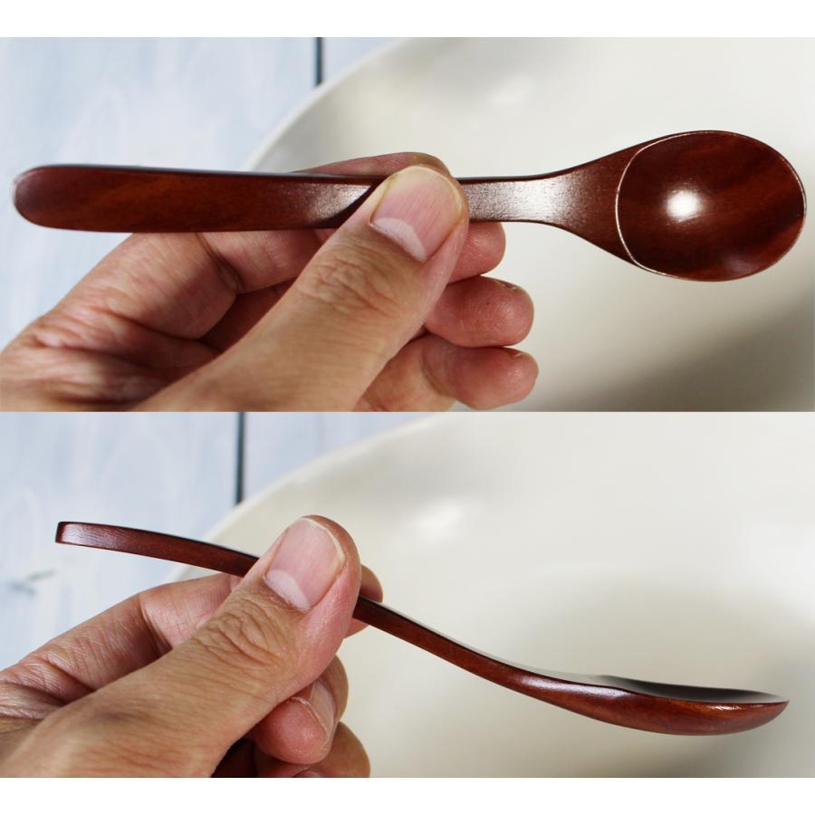 スプーン小 短い軽量木製アウトドア キャンプ スプーン サウォ木製
