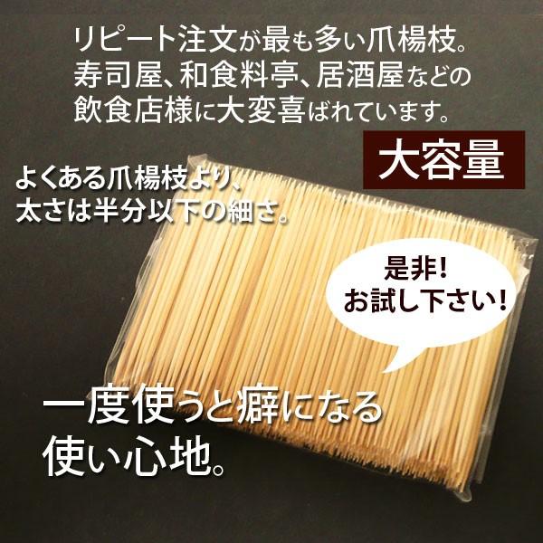 竹の両細つまようじ500入り徳用/歯間の掃除/食後の歯のケア爪楊枝 : 竹