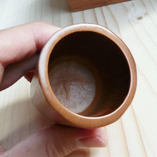 ぐい呑み スス竹お猪口 冷酒専用スス竹おちょこ 日本酒ぐい呑み 酒器