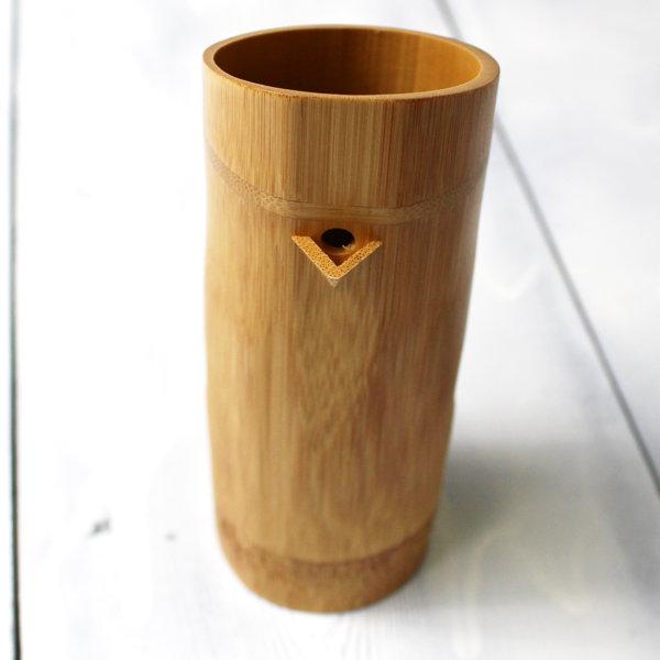 スス竹の口付き軽量徳利 約1合用冷酒用の酒器 アウトドアやキャンプ用