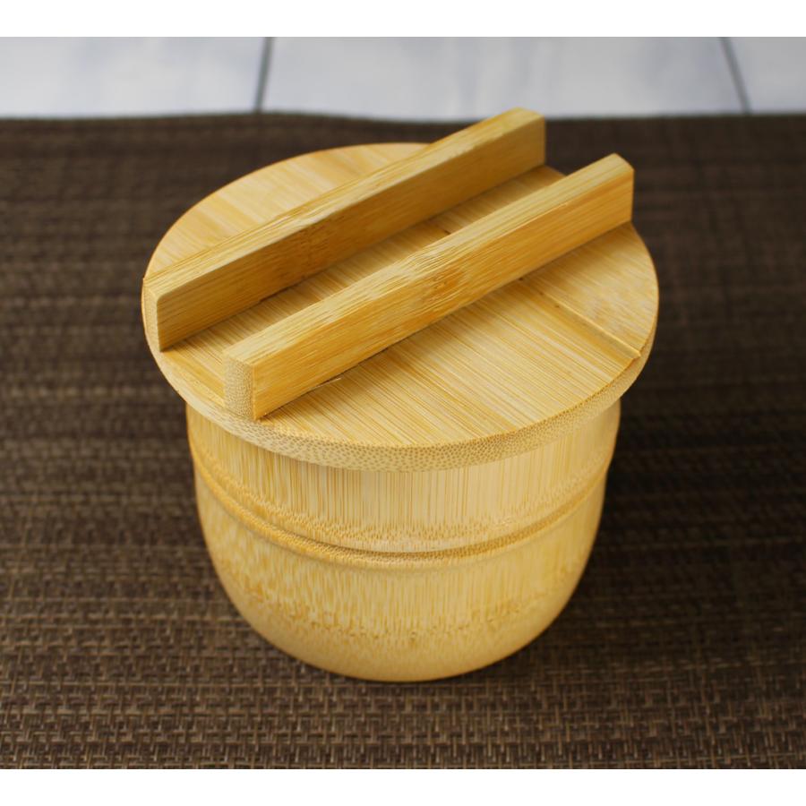 竹釜おひつ 蓋つき竹の丼ぶり うつわ いくら丼や酢飯やチラシ寿司のお