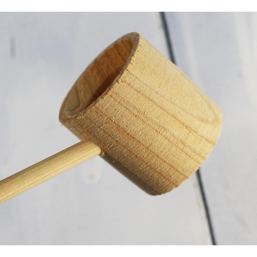 小さい豆ひしゃく 木製柄杓 ドレッシングやお酢のレードルにも液体調味