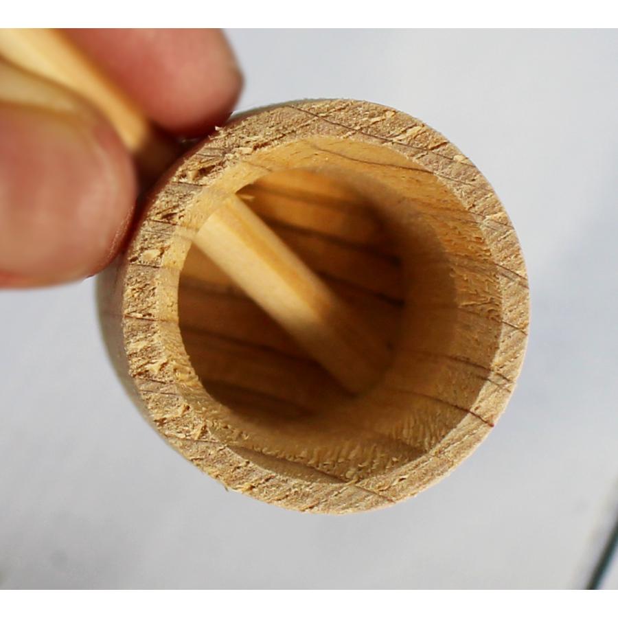 小さい豆ひしゃく 木製柄杓 ドレッシングやお酢のレードルにも液体調味