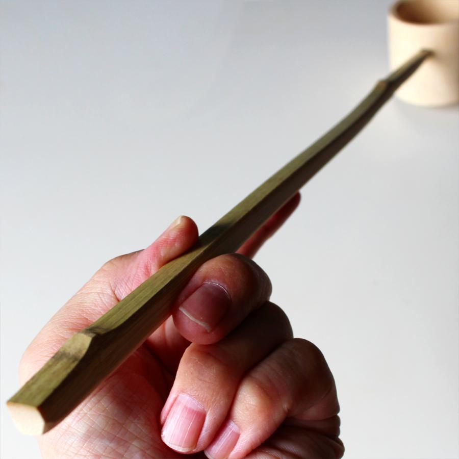 ロクロ柄杓 竹製 45cm 職人手作り 金具不使用 墓参り 庭 水やり