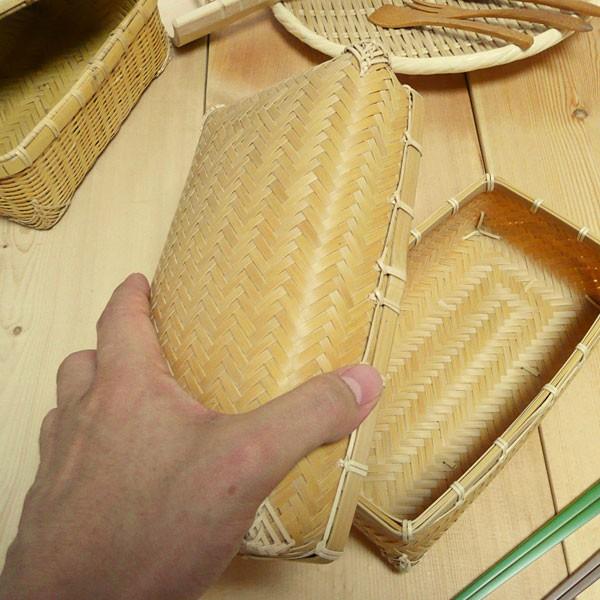 アウトドア竹編み弁当箱 国産日本製 おしゃれなピクニックバスケット