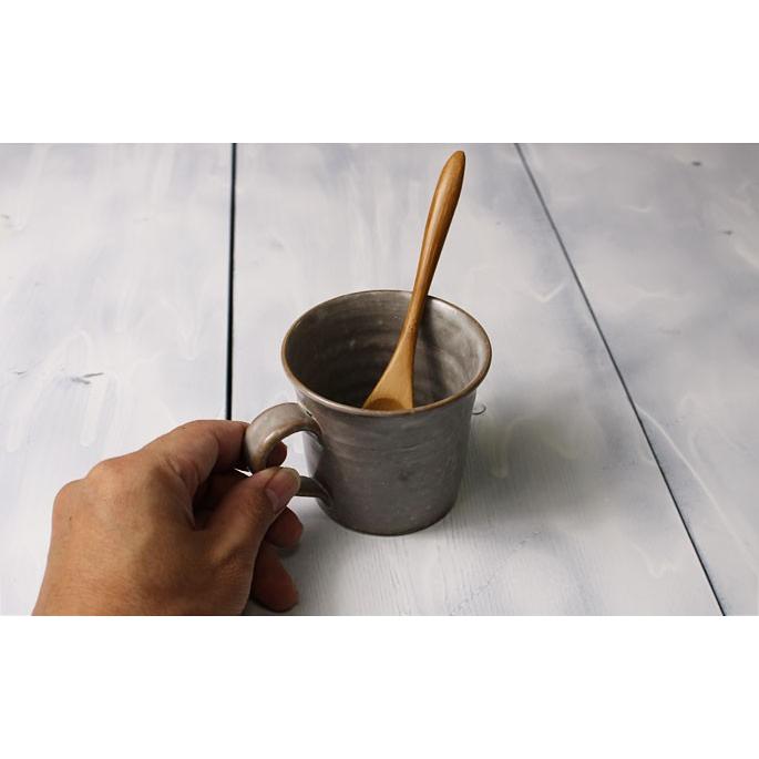 2点セット 作家物コーヒーマグ/モーニングカップ おしゃれペアーお