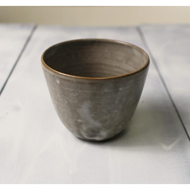 陶芸作家の手作り湯呑/お茶 焼酎水割り 陶器コップ/フリーカップ No22