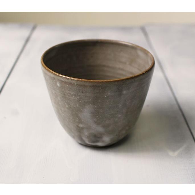 手作り 陶器 湯呑み フリーカップ 窯変 茶器 酒器 古民家風 渋い焼き物 陶芸作家の手作り湯呑/お茶 焼酎水割り 陶器コップ/フリーカップ No22