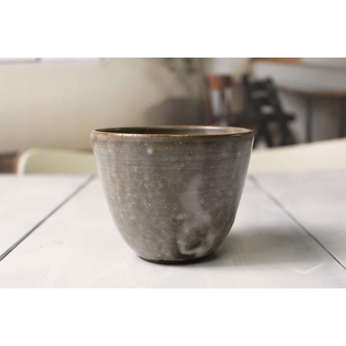 陶芸作家の手作り湯呑/お茶 焼酎水割り 陶器コップ/フリーカップ No22