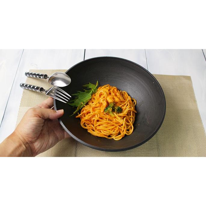 サラダボール パスタ皿 大鉢 作家物 食器 器 陶器/道半のスミボウル