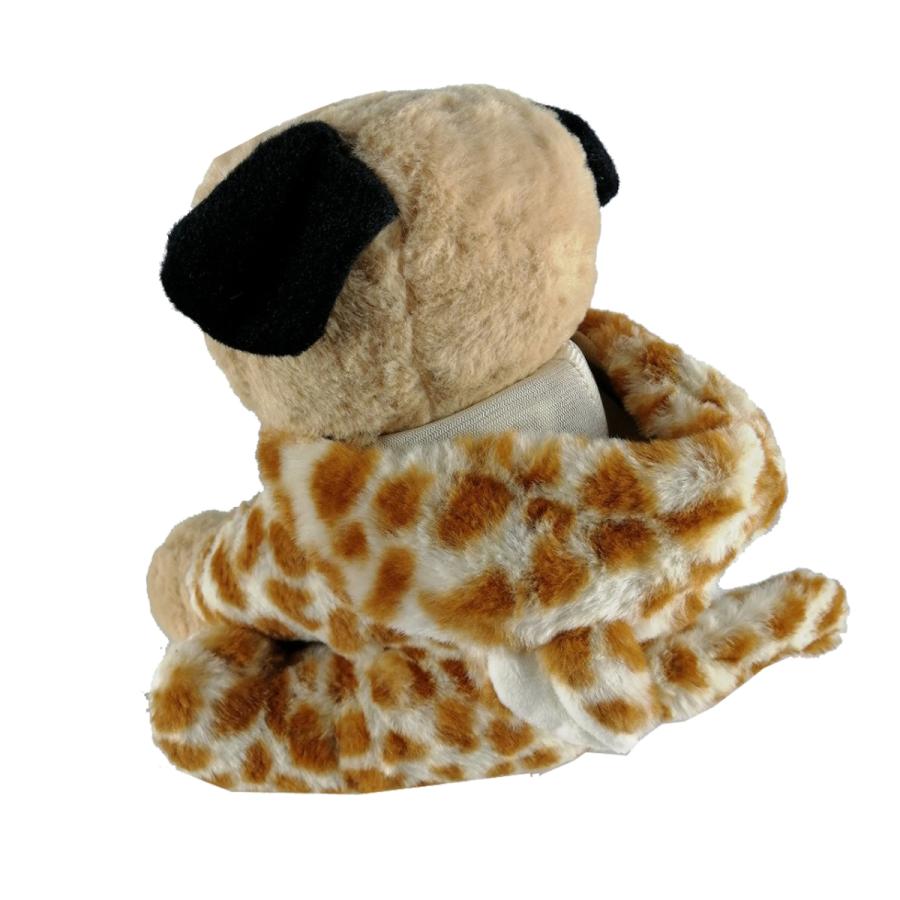 パグちゃんぬいぐるみ 選べる7種類 羊 獅子 豹 豚 兎 象 恐竜 : パグ