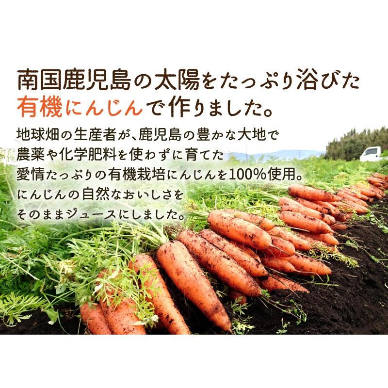 オーガニック りんごにんじんジュース 1000ml×12本 有機栽培 オーガニック りんごにんじんジュース 1000ml×12本 有機栽培