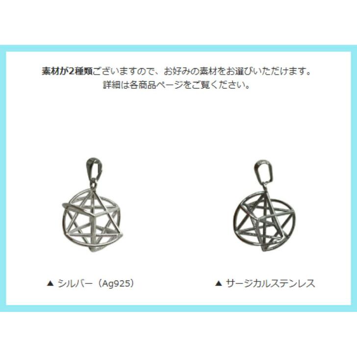 unica（ユニカ） ミスマルノタマ ネックレストップチャーム シルバー